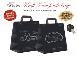 BUSTE TAKE AWAY DA ASPORTO NERA